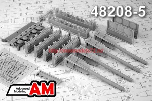 AMC 48208-5   Транспортная тележка с ракетами Р-73 (thumb61553)